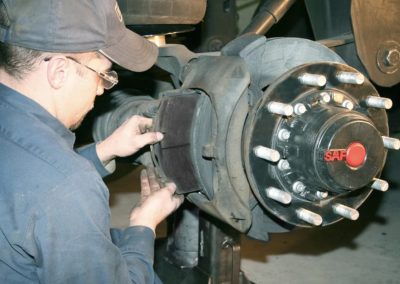 this image shows truck brake repair in Carson City, Nevada